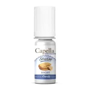 BISCUIT 10ML - CAPELLA SILVERLINE (1) : Nicotine - CONCENTRE