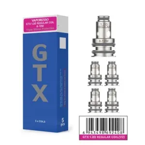 GTX Résistance / 5PCS - VAPORESSO : . - GTX REGULAR 1.2OHM 8-12W